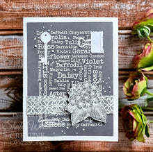 Woodware Clear A5 Stamp Set - Garden Tags