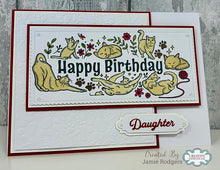 Creative Expressions DL Clear Stamp - Birthday Cats