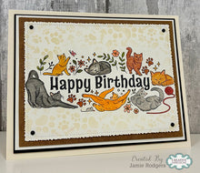 Creative Expressions DL Clear Stamp - Birthday Cats