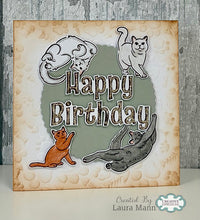 Creative Expressions DL Clear Stamp - Birthday Cats