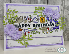 Creative Expressions DL Clear Stamp - Birthday Garden