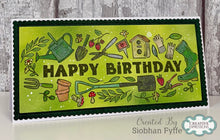Creative Expressions DL Clear Stamp - Birthday Garden