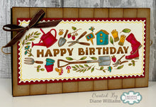 Creative Expressions DL Clear Stamp - Birthday Garden