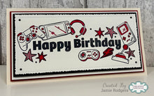 Creative Expressions DL Clear Stamp - Birthday Tech