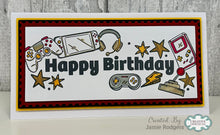 Creative Expressions DL Clear Stamp - Birthday Tech