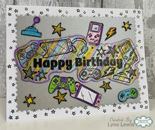 Creative Expressions DL Clear Stamp - Birthday Tech