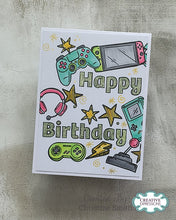 Creative Expressions DL Clear Stamp - Birthday Tech
