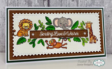 Creative Expressions DL Clear Stamp - Birthday Safari