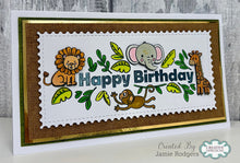 Creative Expressions DL Clear Stamp - Birthday Safari