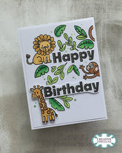 Creative Expressions DL Clear Stamp - Birthday Safari