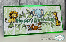 Creative Expressions DL Clear Stamp - Birthday Safari