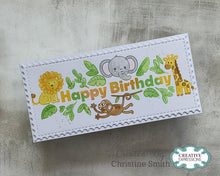 Creative Expressions DL Clear Stamp - Birthday Safari
