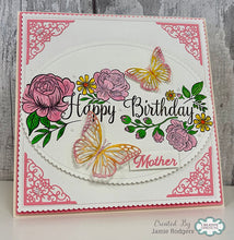 Creative Expressions DL Clear Stamp - Birthday Florals