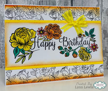 Creative Expressions DL Clear Stamp - Birthday Florals