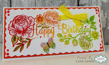 Creative Expressions DL Clear Stamp - Birthday Florals
