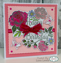 Creative Expressions DL Clear Stamp - Birthday Florals
