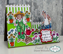 Sue Wilson Vintage Wisdom Collection - Murray and Ethel’s Garden Party Clear Stamp Set