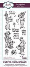 Sue Wilson Vintage Wisdom Collection - Murray and Ethel’s Garden Party Clear Stamp Set