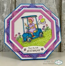 Sue Wilson Vintage Wisdom Collection - Murray, Ethel and Ralph Tee Off Clear Stamp Set