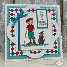 Sue Wilson Vintage Wisdom Collection - Murray, Ethel and Ralph Tee Off Clear Stamp Set