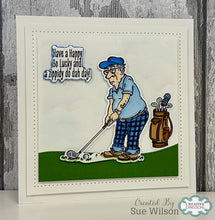 Sue Wilson Vintage Wisdom Collection - Murray, Ethel and Ralph Tee Off Clear Stamp Set