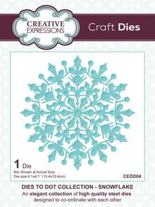 Creative Expressions Dies to Dot Collection - Snowflake