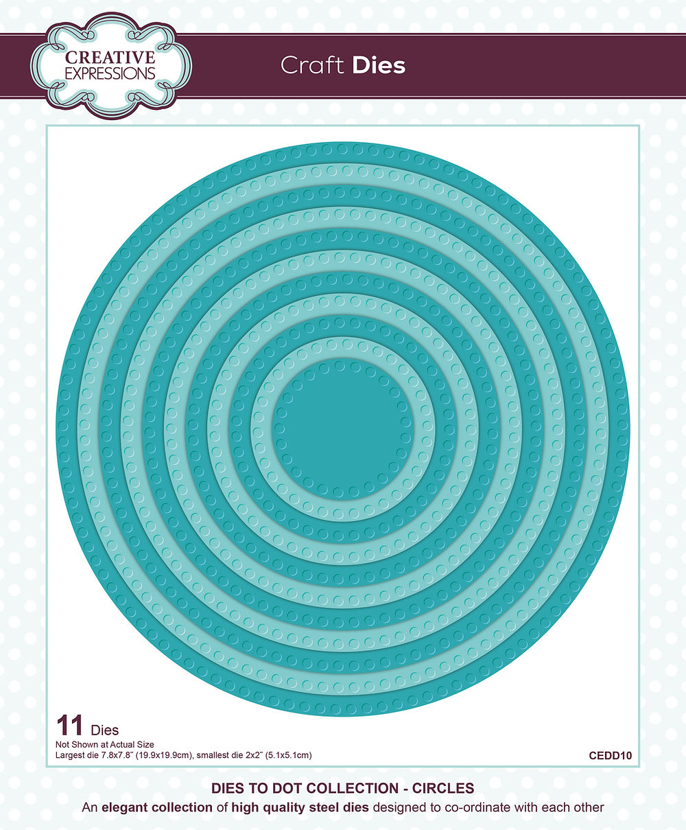 Creative Expressions Dies to Dot Collection - Circles