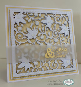 Creative Expressions Dies to Dot Collection - Lotus Flower Background