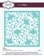 Creative Expressions Dies to Dot Collection - Lotus Flower Background
