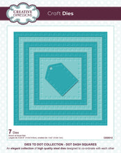 Creative Expressions Dies to Dot Collection - Dot Dash Squares