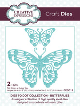 Creative Expressions Dies to Dot Collection - Butterflies