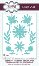 Creative Expressions Dies to Dot Collection - Lotus Flower