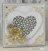 Creative Expressions Dies to Dot Collection - Scroll Heart