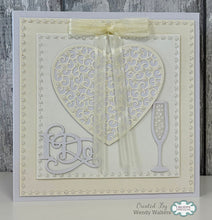 Creative Expressions Dies to Dot Collection - Scroll Heart