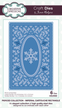 Creative Expressions Jamie Rodgers Pierced Collection - Imperial Cartouche Rectangle