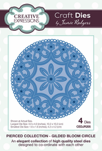 Creative Expressions Jamie Rodgers Pierced Collection - Gilded Bloom Circle
