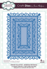 Creative Expressions Jamie Rodgers Pierced Collection - Arabesque Rectangle