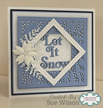Dies by Sue Wilson Festive Collection - Snowy Swirl Background