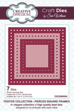 Dies by Sue Wilson Festive Collection - Pierced Square Frames