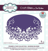 Dies by Sue Wilson Frames & Tags Collection - Budding Blooms