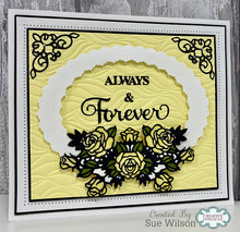 Dies by Sue Wilson Frames & Tags Collection - Rose Cluster
