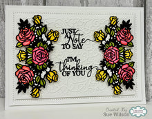 Dies by Sue Wilson Frames & Tags Collection - Rose Cluster