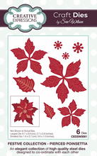 Dies by Sue Wilson Festive Collection - Pierced Poinsettia