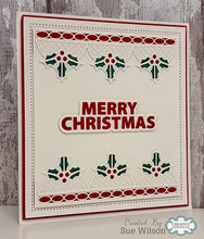 Dies by Sue Wilson Festive Collection - Holly Lattice Border