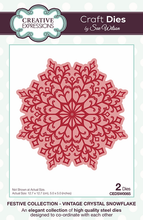 Dies by Sue Wilson Festive Collection - Vintage Crystal Snowflake