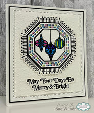 Dies by Sue Wilson Festive Collection - Nostalgic Bauble Octagon