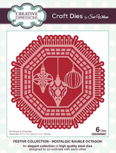 Dies by Sue Wilson Festive Collection - Nostalgic Bauble Octagon