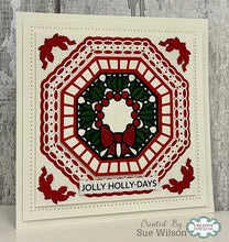 Dies by Sue Wilson Festive Collection - Holly Wreath Octagon