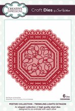 Dies by Sue Wilson Festive Collection - Twinkling Lights Octagon
