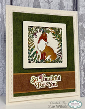 Dies by Sue Wilson Woodland Collection - Flora The Fox